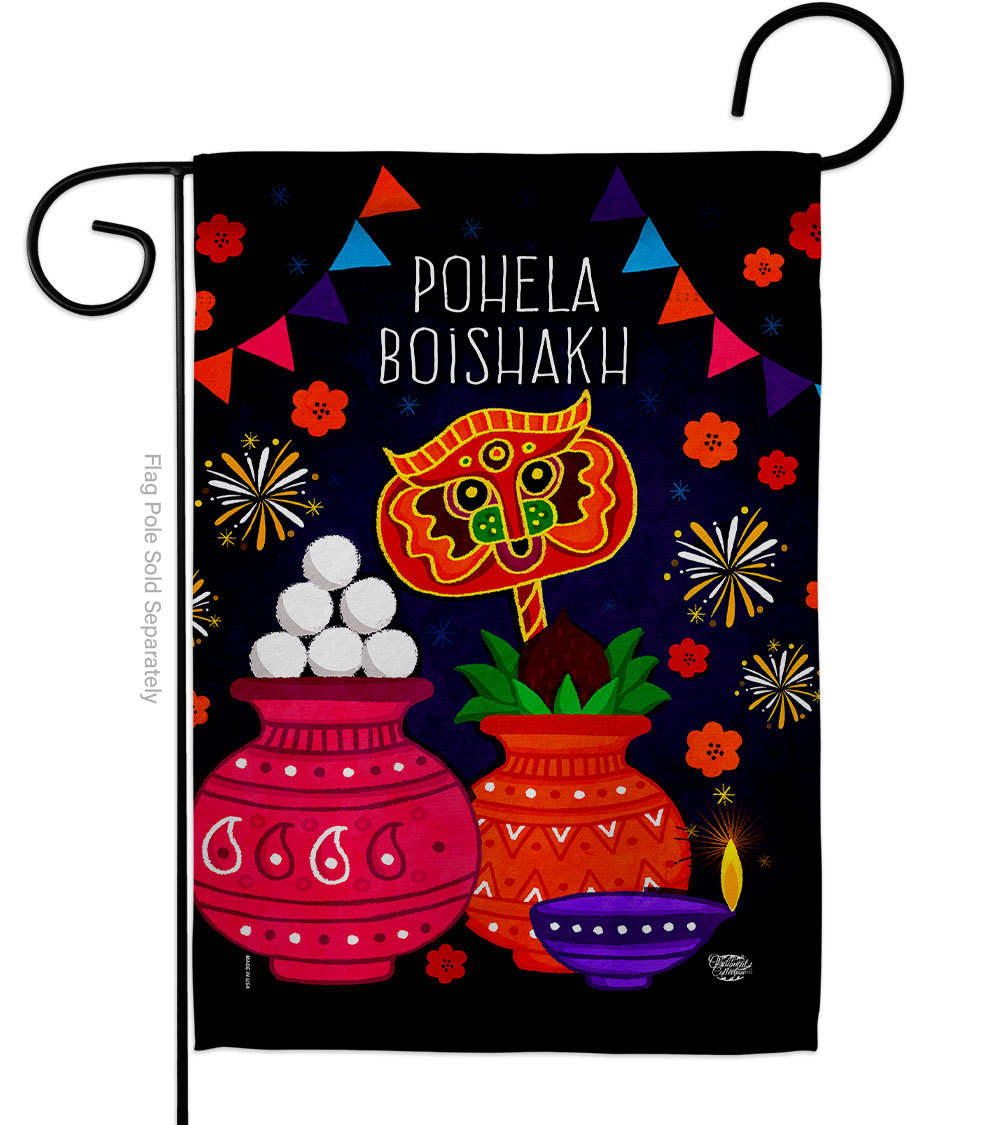 Pohela Boishakh - Impressions Decorative Garden Flag G192483-BO