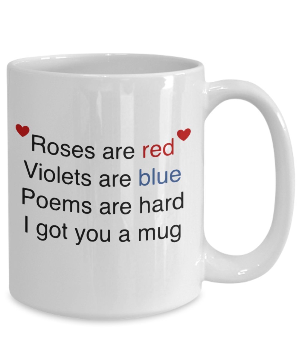 Funny Valentine's Day Mug Couples Hilarious Coffee Cup Sarcastic