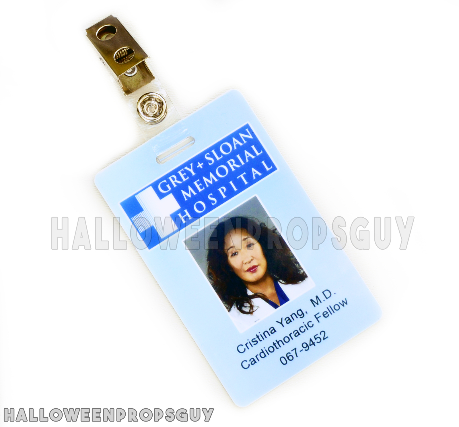 GREY'S ANATOMY Grey + Sloan Memorial Hospital Cristina Yang PVC ID Card