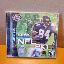 NFL 2K1 (Sega Dreamcast, 2000) Complete Tested & Working Fast Shipping  - $7.99