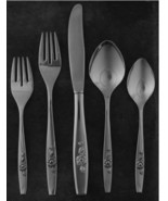 Oneida OUR ROSE Stainless Forever Rose SSS Scientific Silverware 5 Piece... - $24.94