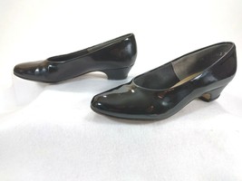 Hush Puppies Women&#39;s Shoes 6.5 M Ballet Block Heel Black   - $10.89