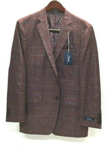 Ralph Lauren Men's Nyge Wool-Silk-linen Blend Coat Brick 54Reg - $187.41