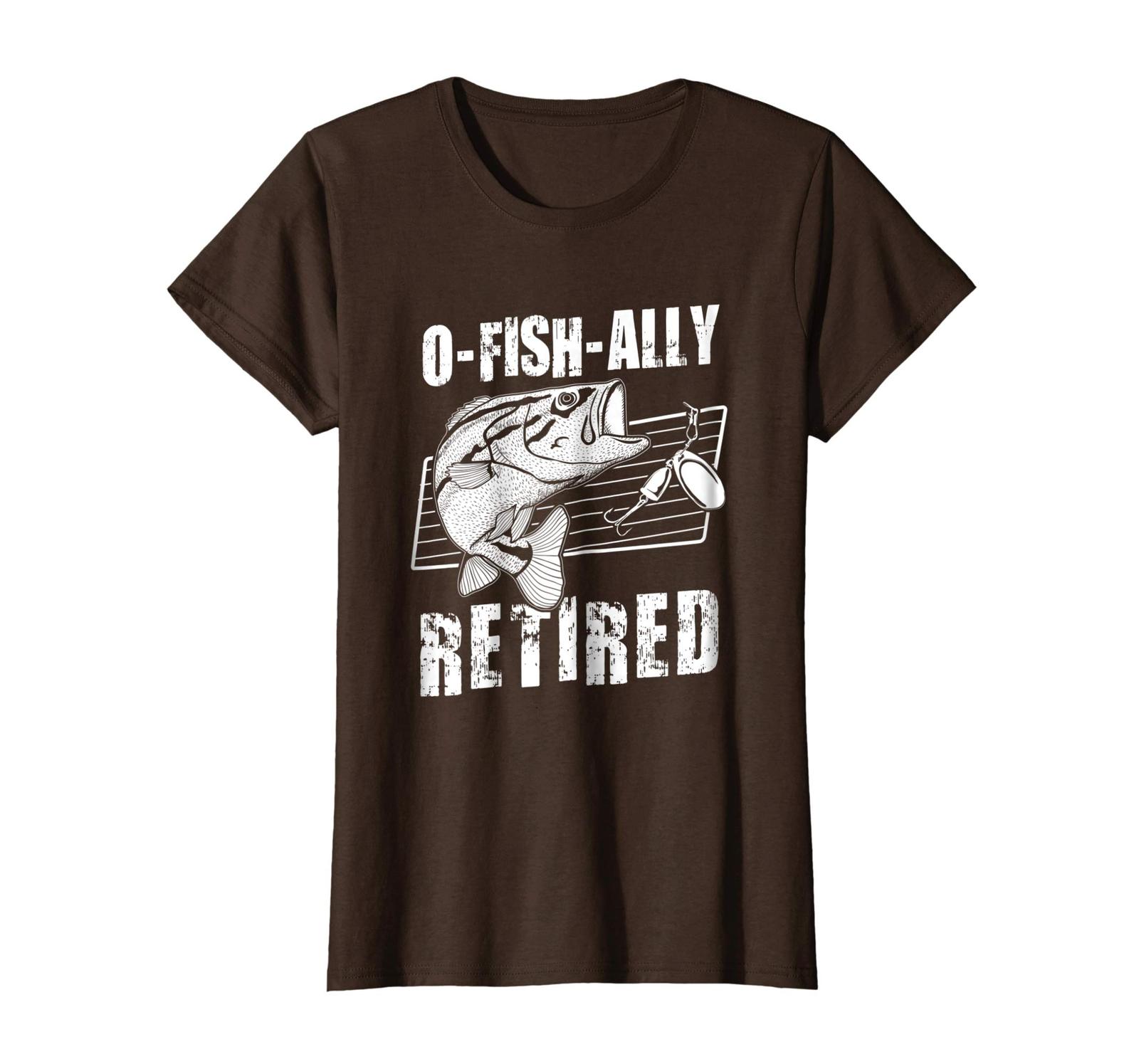 Download Funny Tshirt - O-Fish-Ally Retired Funny Retirement ...