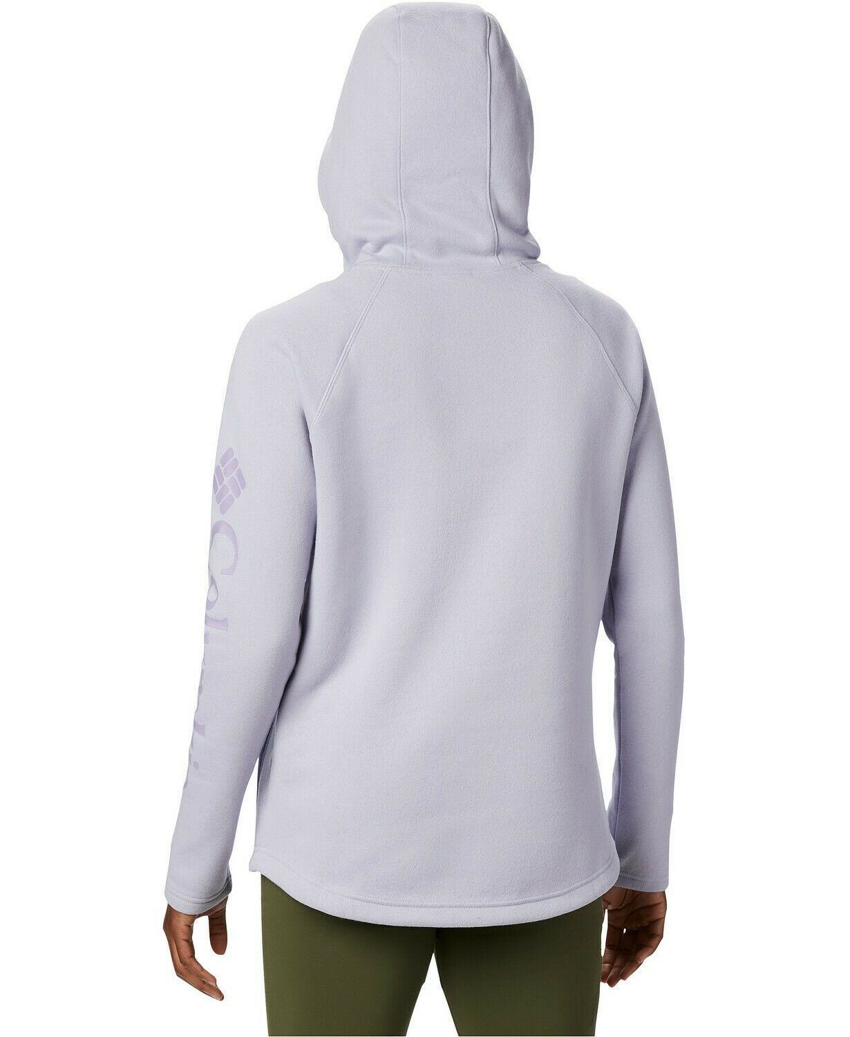 Columbia Women's Cozy Hooded Hart Mountain Pullover Sweatshirt Purple