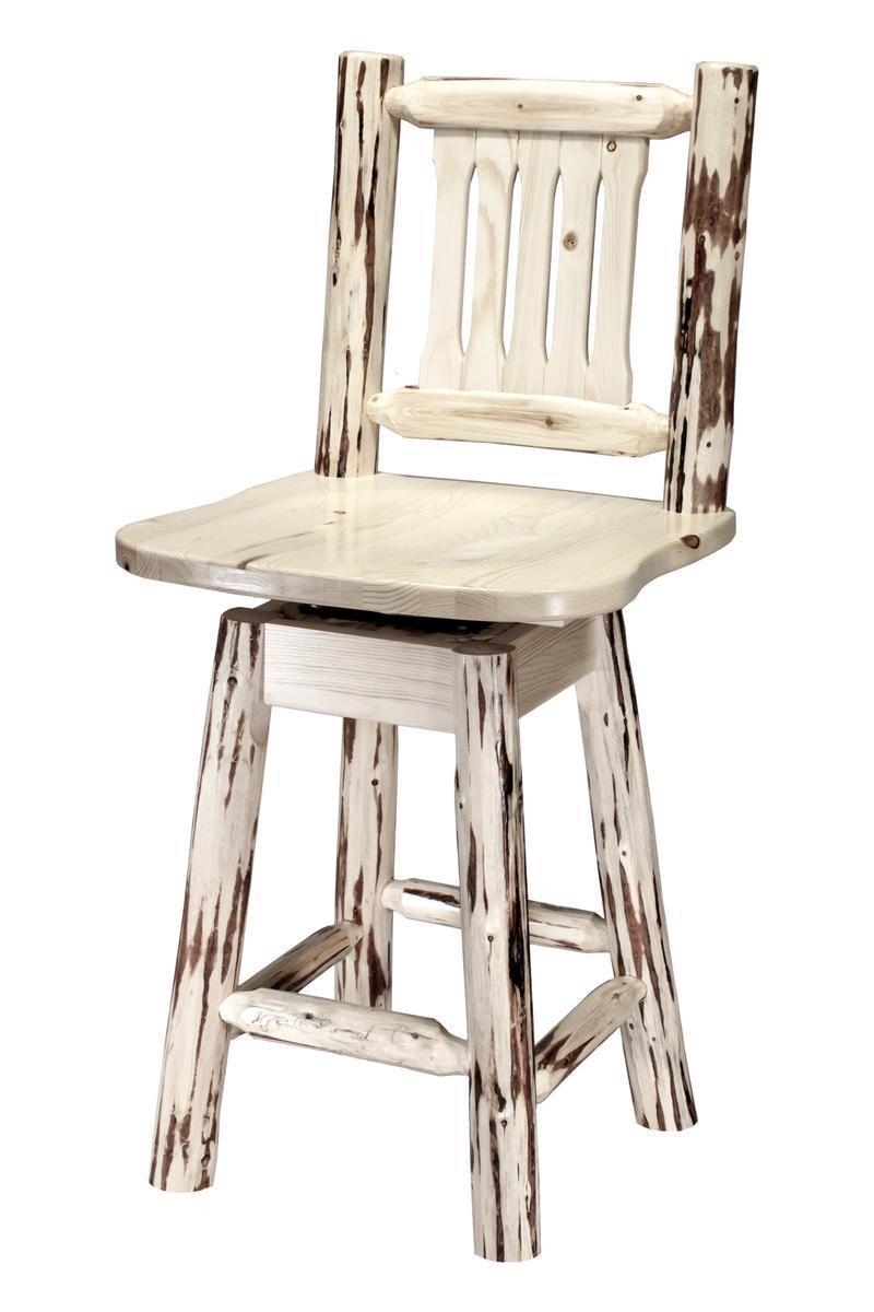 24 Inch Log Swivel Bar Stools Rustic And 50 Similar Items S L1600 24 Inch Log Swivel Bar Stools Rustic Barstools Lodge Cabin Furniture Amish