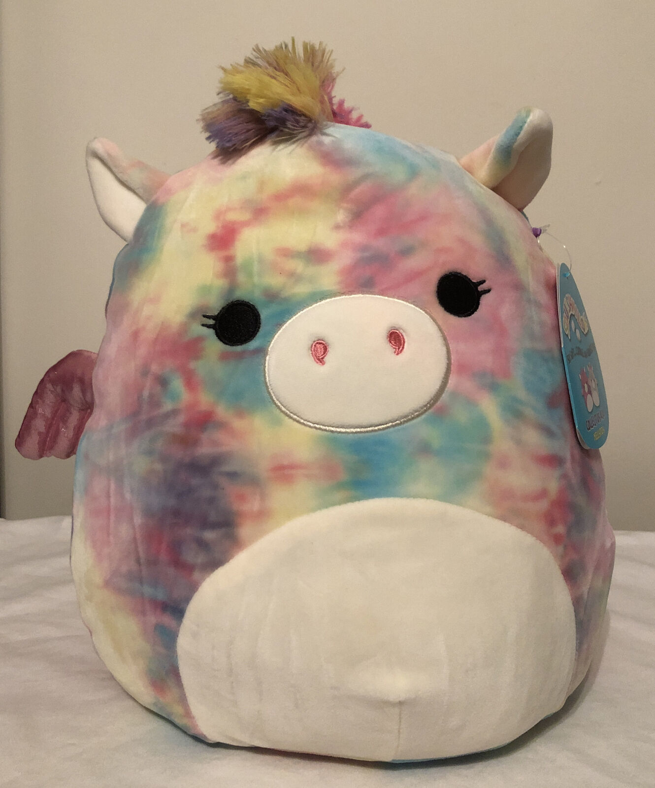 kellytoy squishmallow Tie Dye 12”Jamie the Pegasus Squishmallow Toy - Other