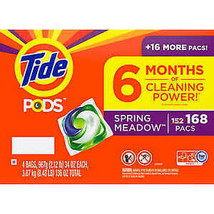 Tide PODS Laundry Detergent, Spring Meadow, 168 ct - $79.00