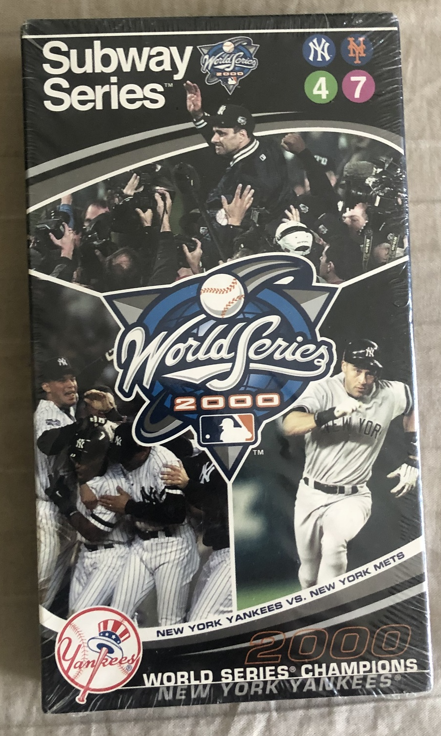 New York Yankees Vs Mets 2000 Subway Series World Series VHS Tape ...