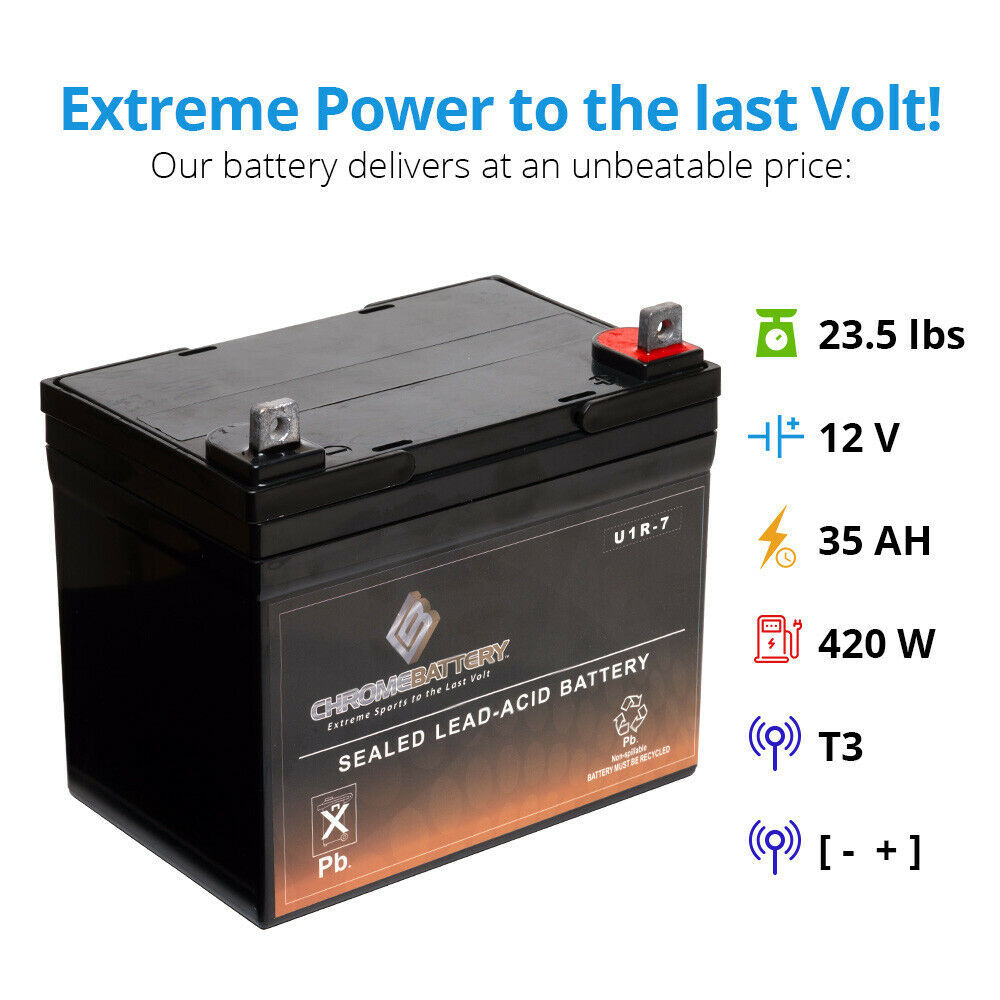 Rechargeable U1R7 BCI No. UR1 Sealed Lawn Mower Battery