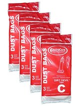 EnviroCare Replacement Vacuum Cleaner Bags Designed to Fit Royal Dirt Devil Type - $18.75