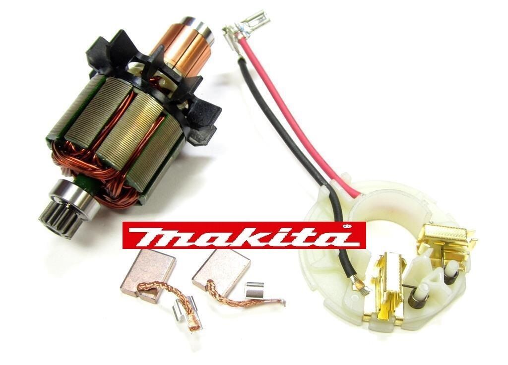 MAKITA 18V ARMATURE ROTOR + BRUSH HOLDER + BRUSHES FIT BHP452 BDF452