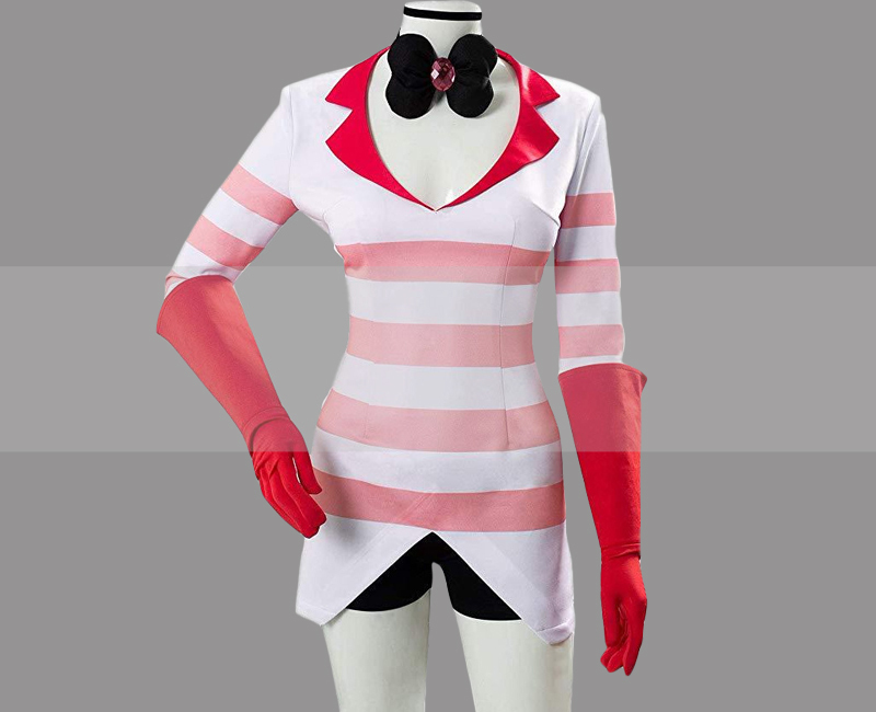 Customize Hazbin Hotel Anthony Angel Dust Cosplay Costume - Unisex