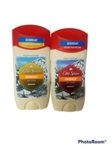 Lot Of 2 Old Spice DENALI With Spruce Deodorant red cap New read* discoloration  - $52.47