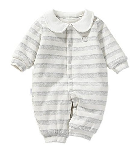 Primary image for Gray Stripes Cute Baby Unisex Clothes Jumpsuit Rompers Sets