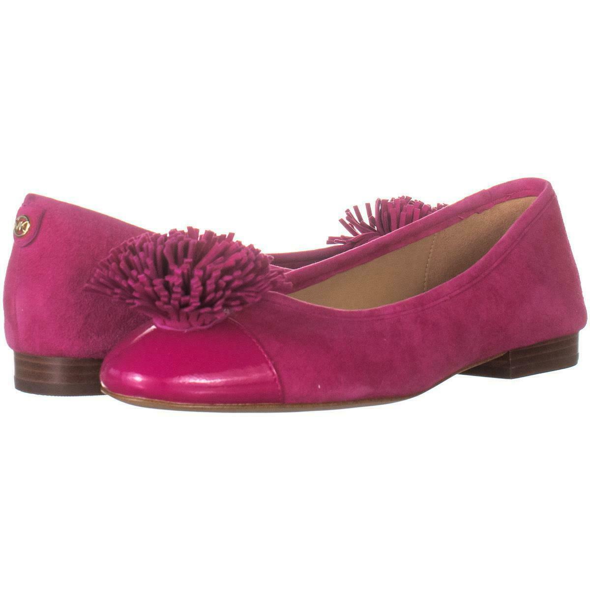 mk pink flats