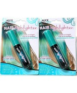 2 Alex Brands Spa 0.34 Oz Hair Highlighter Turquoise Glides On Bright Fa... - $19.99