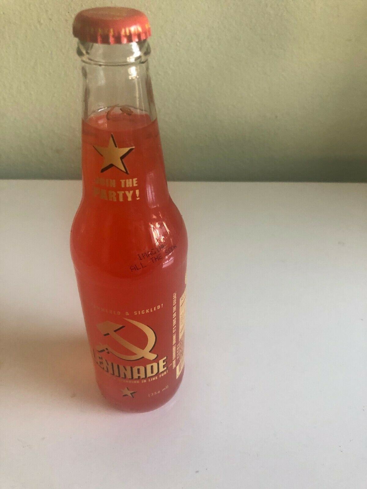 Rare Full Leninade Soda Bottle “A Party In and 50 similar items