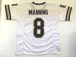 Unsigned Custom Sewn Stitched Archie Manning White Jersey - M, L, Xl, 2XL - $35.99