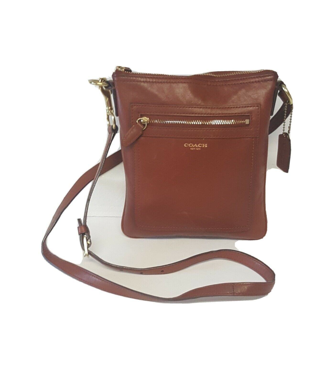 cross body brown leather purse