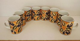 Dansk CICI Berries Pattern Stoneware Mug EUC - $8.99