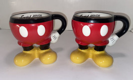 Lot Of 2 Disney Parks Best of Mickey Mouse Pants Ceramic Coffee Mug Hand On Hip - $24.74