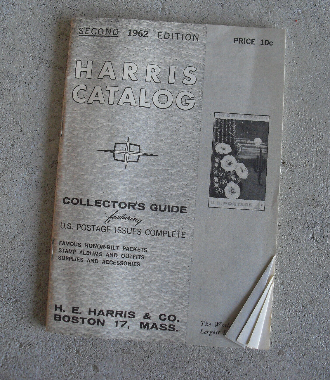 Vintage 1962 Booklet Harris Catalog US Postage Guide 1960Now