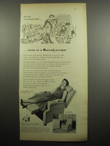1955 BarcaLounger Chair Advertisement - cartoon by George Price - $14.99