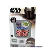 Star Wars Halloween Mandalorian Lollipop Rings Free Shipping Green Apple - $20.55