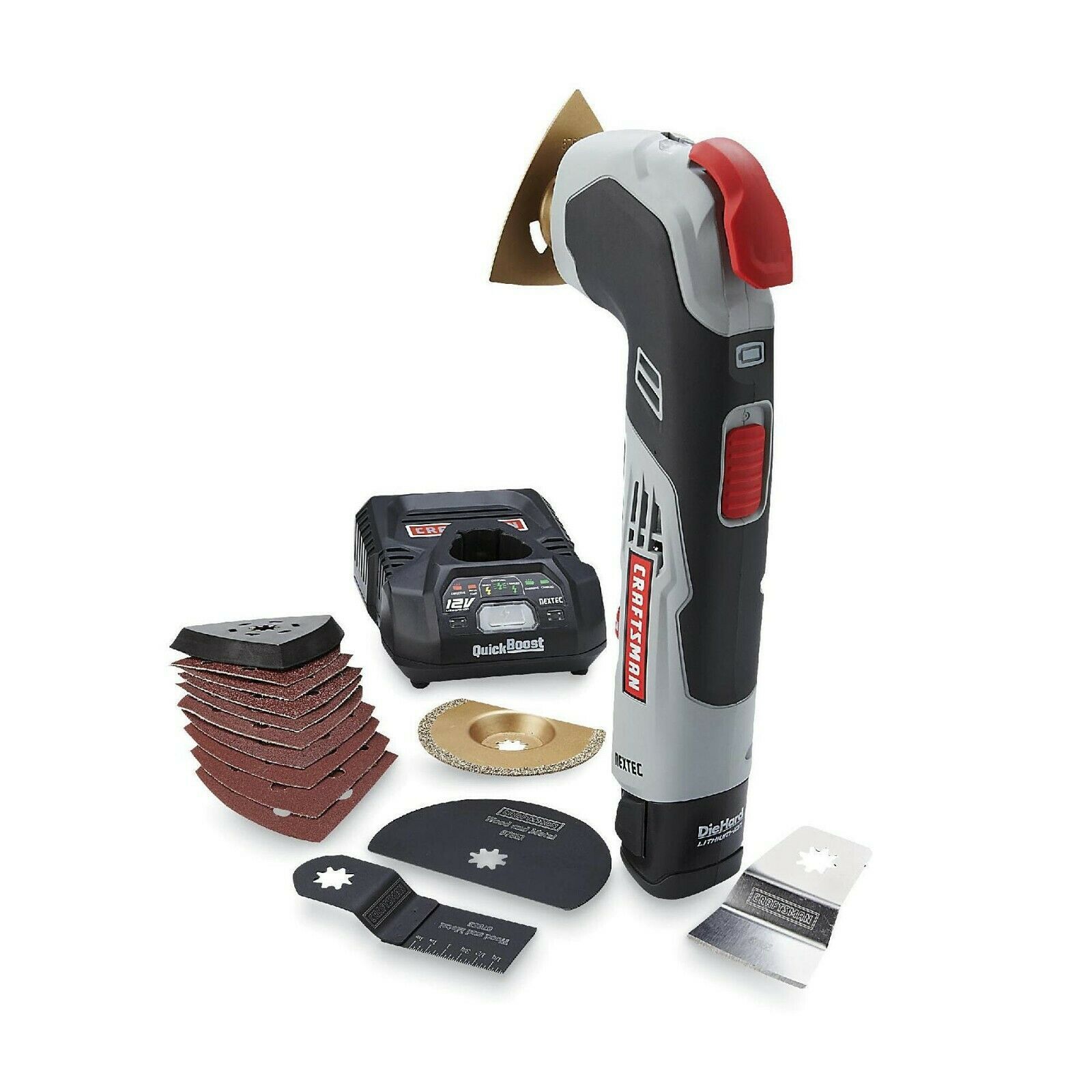 Craftsman Nextec 12 Volt MultiTool w/ Battery, Charger and Accessories