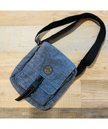 Kipling Adjustable Strap Smoke Blue Nylon Shoulder Bag - $25.25