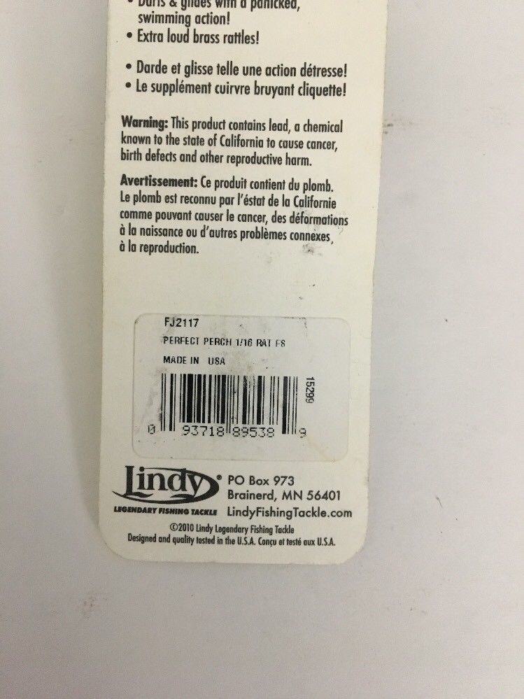 Lindy FJ2117 Rattl/'n Flyer Spoon 1//16oz Perfect Perch