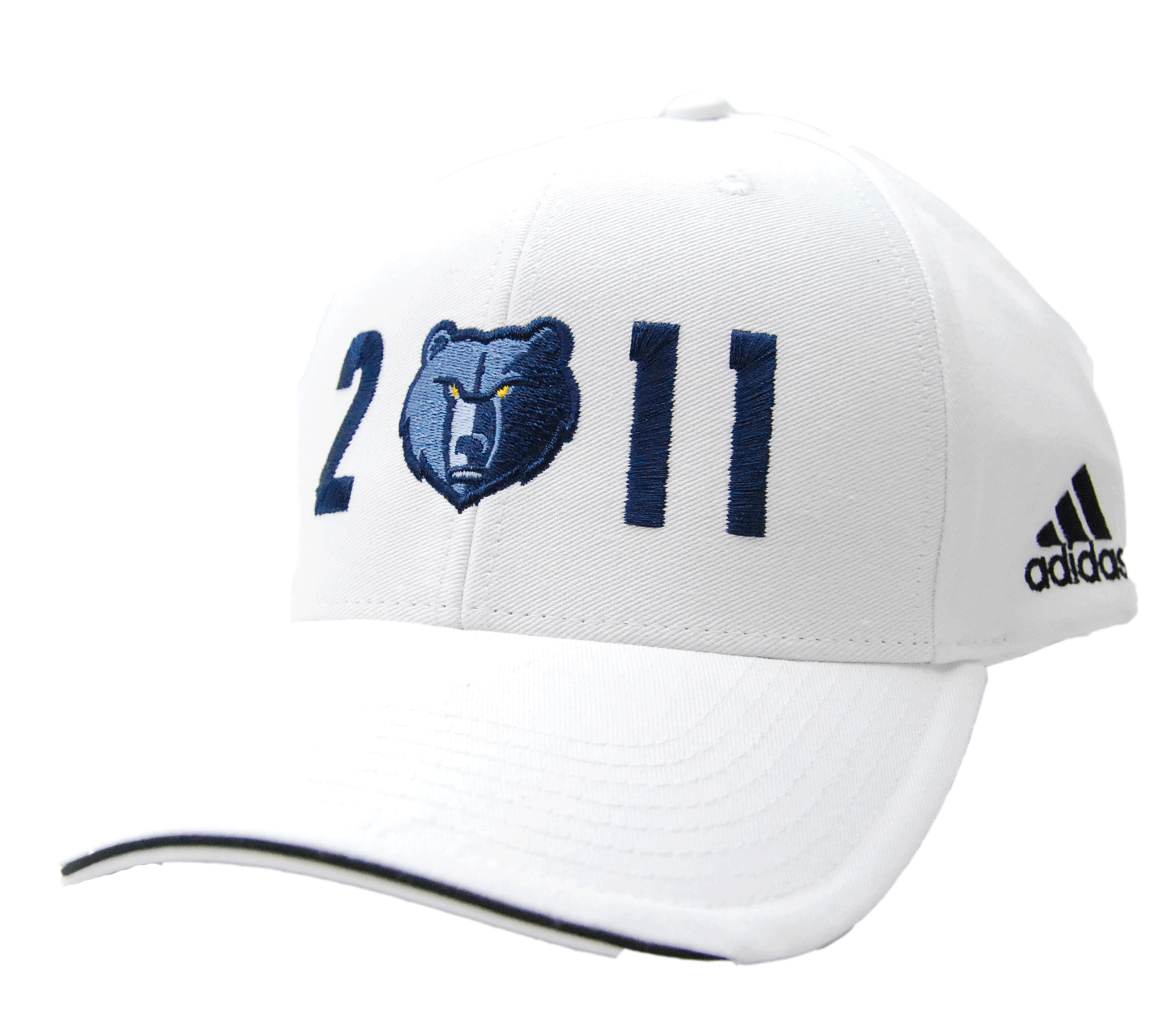 Primary image for Memphis Grizzlies adidas White NBA Playoffs Adjustable Basketball Cap Hat