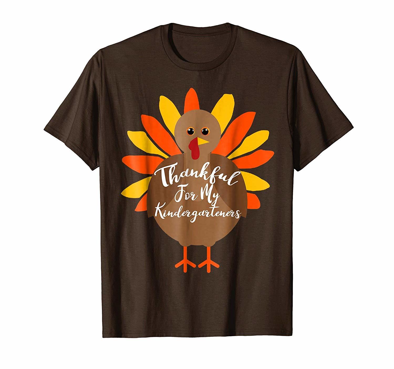 Funny Shirt - Kindergarten Teacher Thanksgiving Turkey T-Shirt Men - T ...