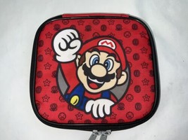 Nintendo 2DS Super Mario Red Zippered Soft Padded Nylon Travel Case - $19.79