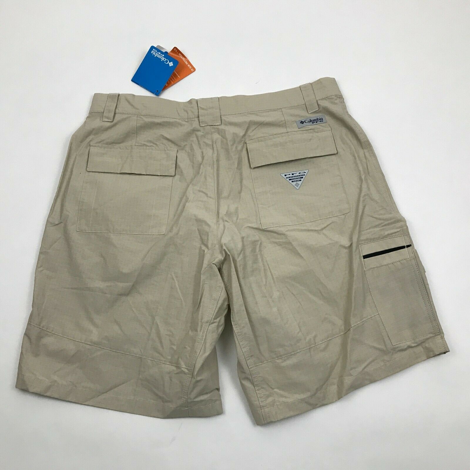 NEW Columbia PFG Shorts Men's Size 36 Waist Utility Pocket UPF 15 UV ...