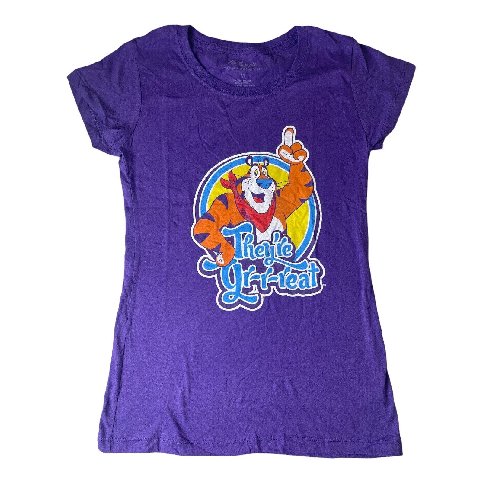 KELLOGG'S FROSTED FLAKES OFFICIALLY LICENSED T-SHIRT TONY THE TIGER ...