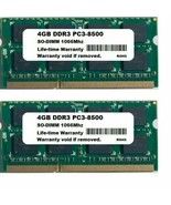 8GB 2x 4GB PC3-8500 Apple Mac Mini mid 2010 2.4 GHz Intel Core 2 Duo MEM... - $34.16