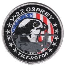 4&quot; AIR FORCE V-22 OSPREY TILT-ROTOR EMBROIDERED PATCH - $23.74