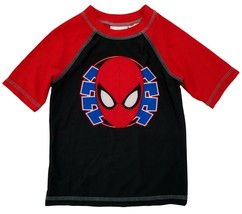 SPIDER-MAN UPF-50+ Rash Guard Swim Top Shirt NWT Toddler&#39;s Size 4T or 5T... - $15.59