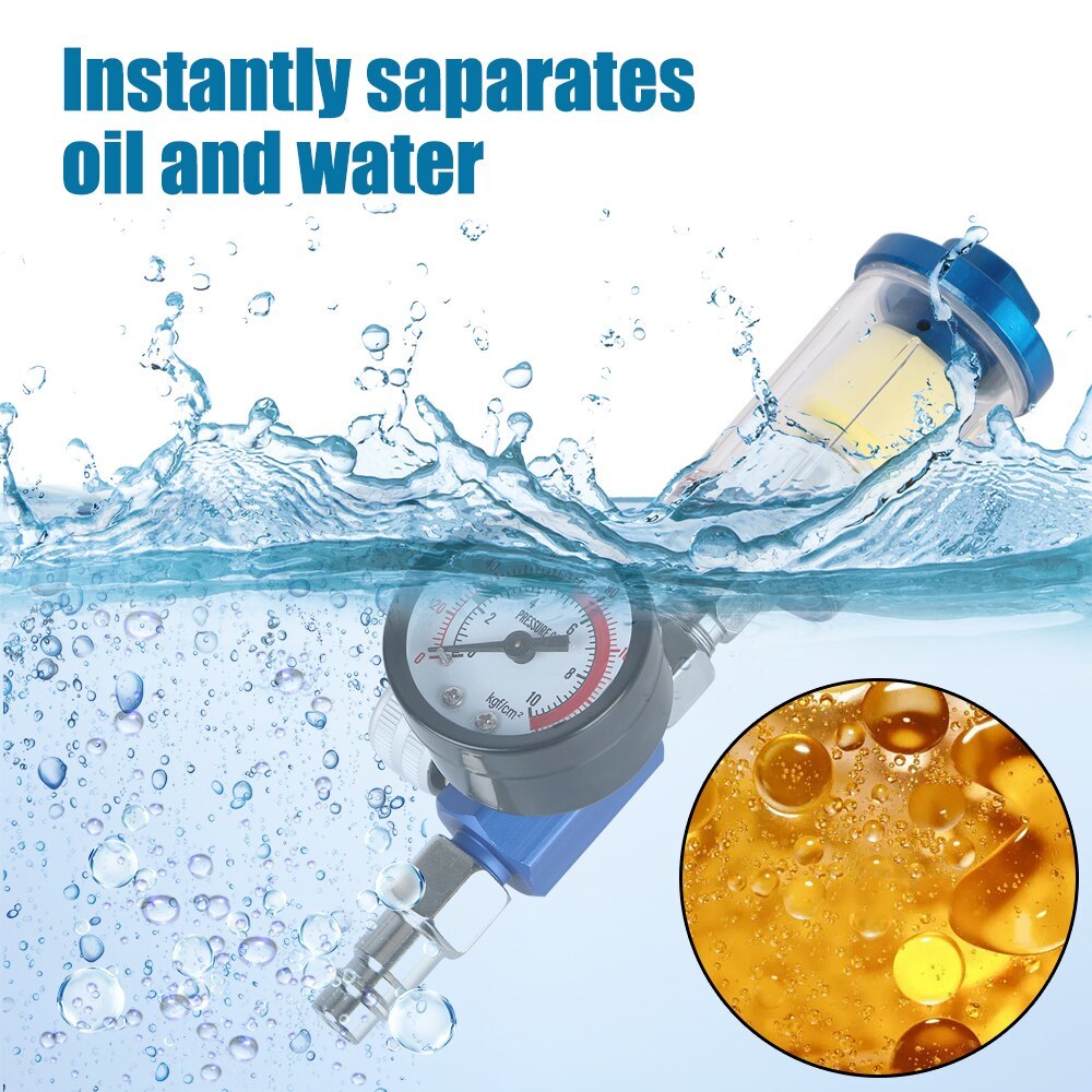 NICEYARD Pneumatic Tools For Airbrush OilWater Separator Filter Spray
