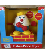 2019 Fisher Price Classics Humpty Dumpty Pull &amp; Roll Toy Jabbers Wobbles... - $19.99