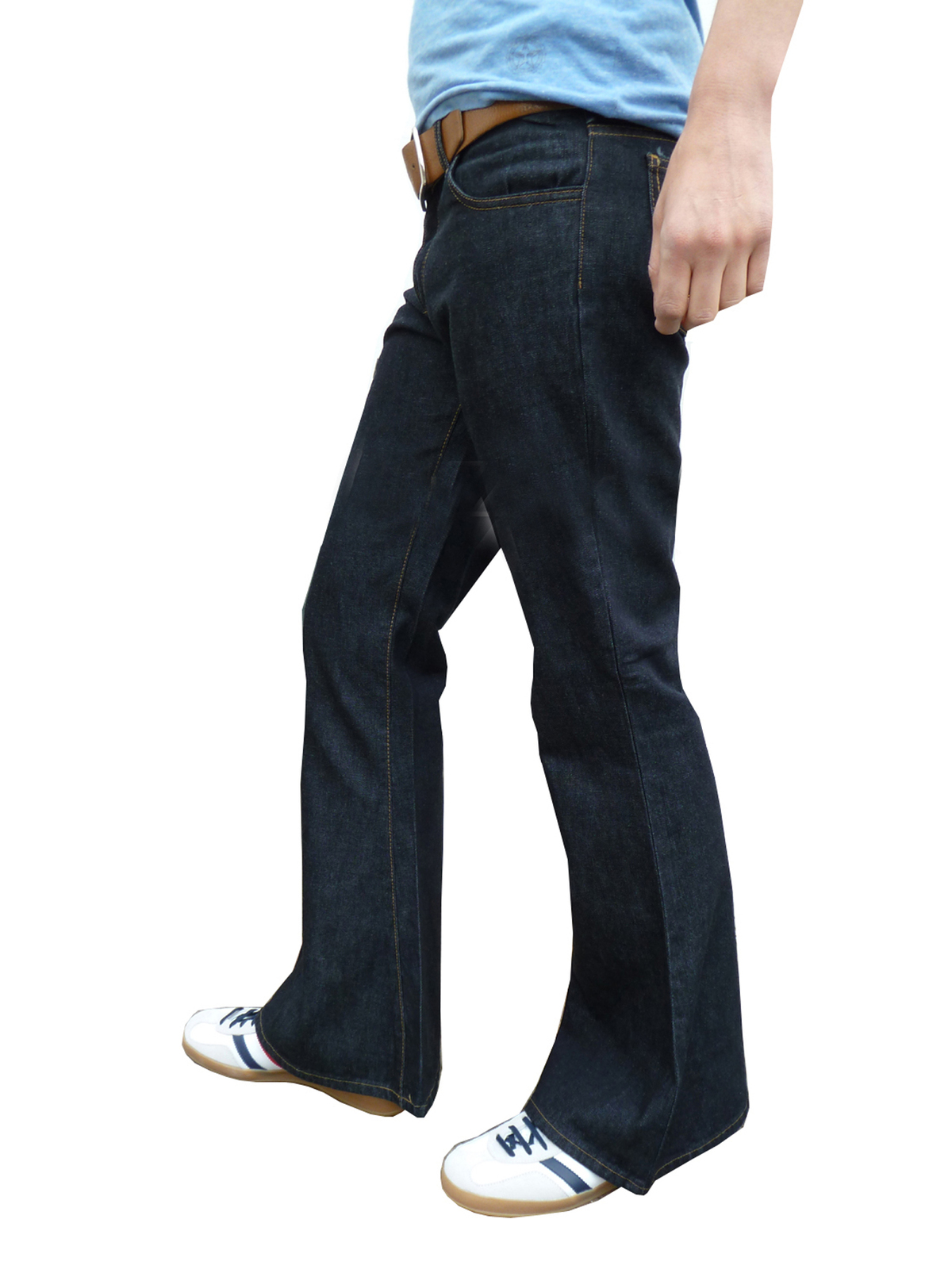 denim flares mens