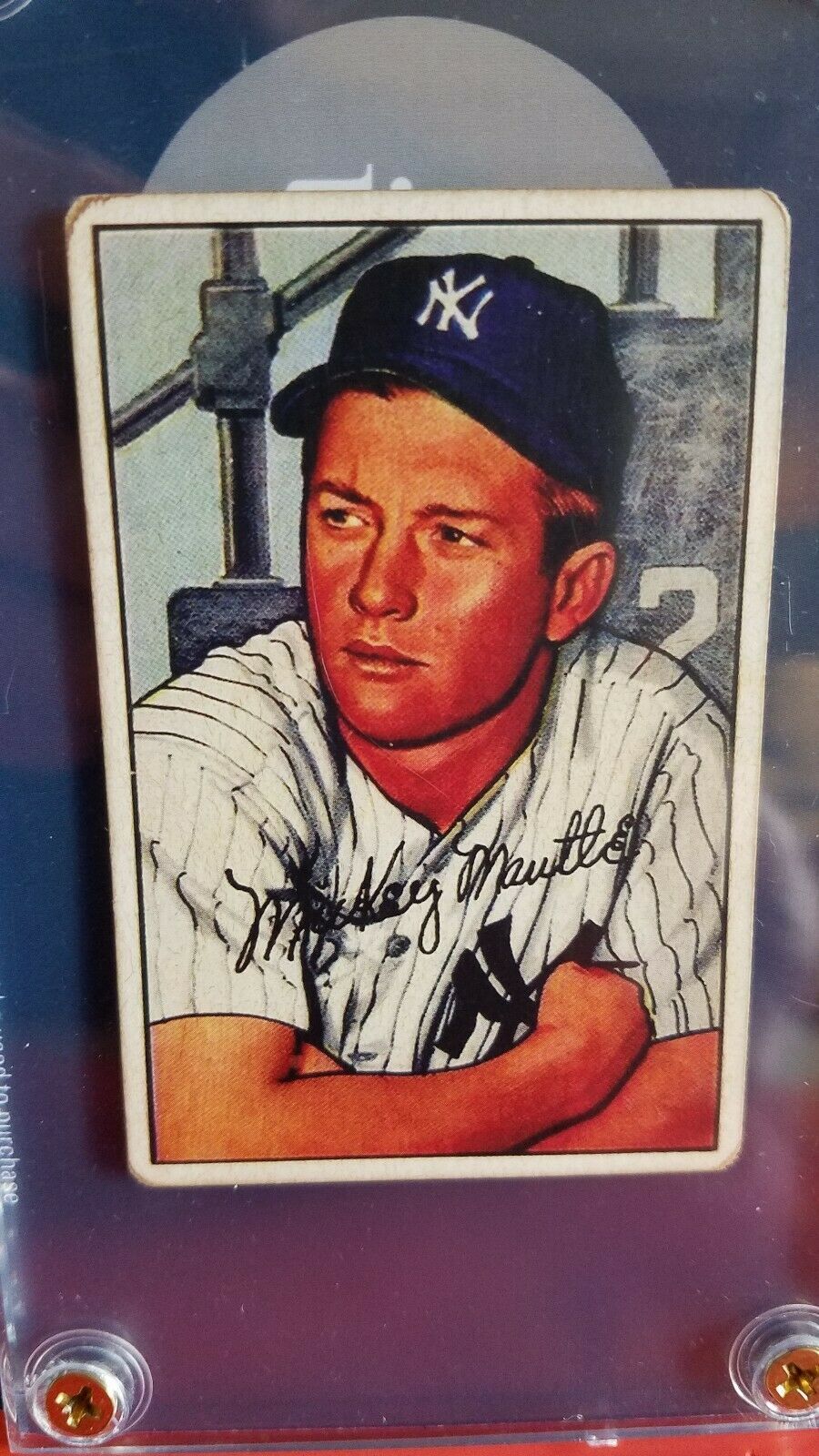 1952 Topps Mickey Mantle Original Baseball Cards