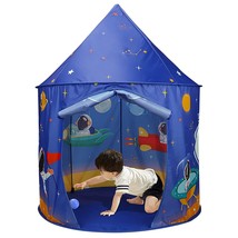 Space Rocket Indoor Kids Play Tent For Boys And Girls (Rocket ) - £54.25 GBP