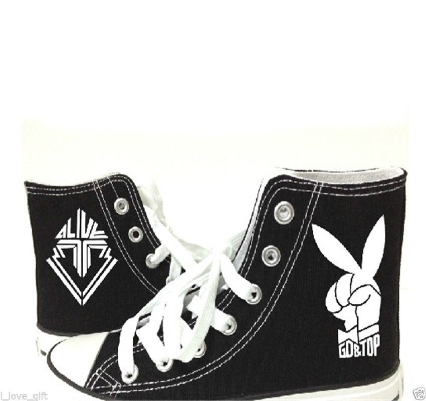 KPOP Bigbang GD YG fan unisex Canvas shoes sneaker