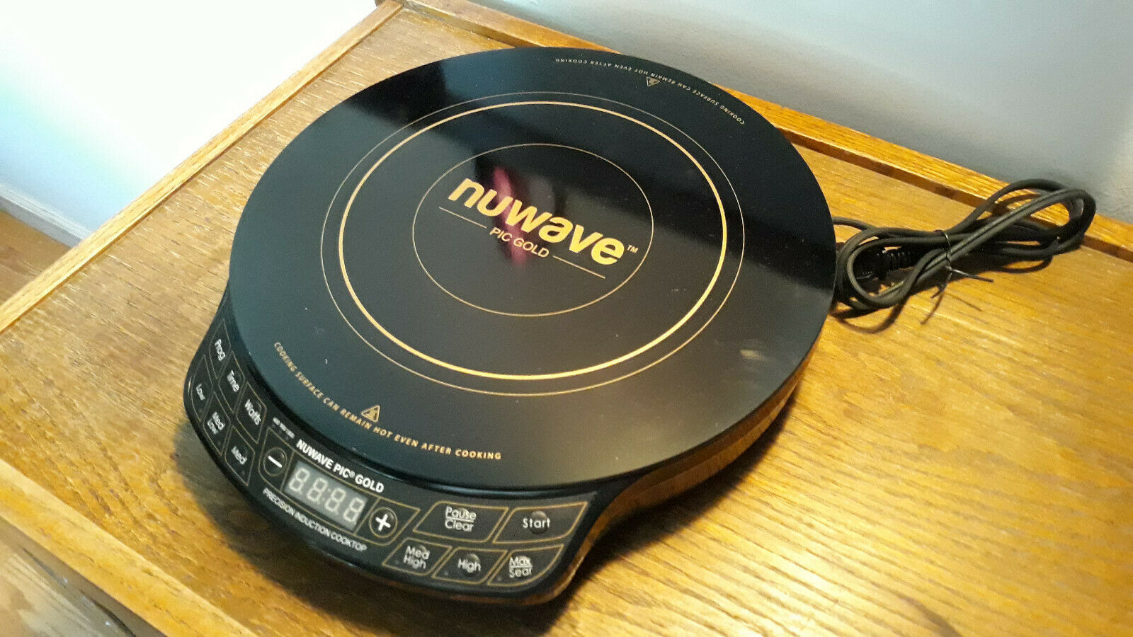 NuWave Pic Gold Hot Precision Induction Cooktop Burners & Hot