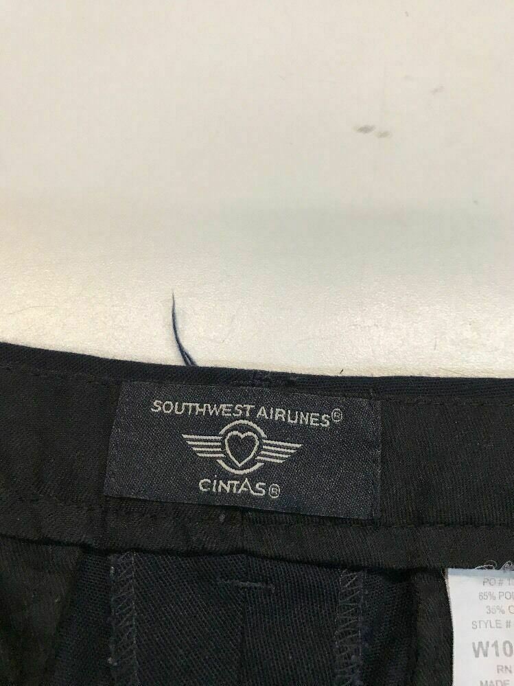 Cintas Southwest Airlines Blue Uniform Work Pants 33"x33" (W 10