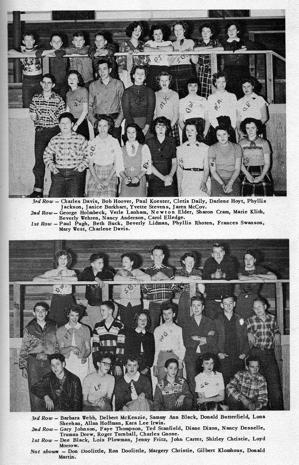 1952 Rogue River High School YearBook, Ro Hi An, Rogue River, Oregon