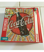  Photomosaics Coca Cola Coke Bottle Logo 1000 Piece Puzzle Buffalo  - $10.99